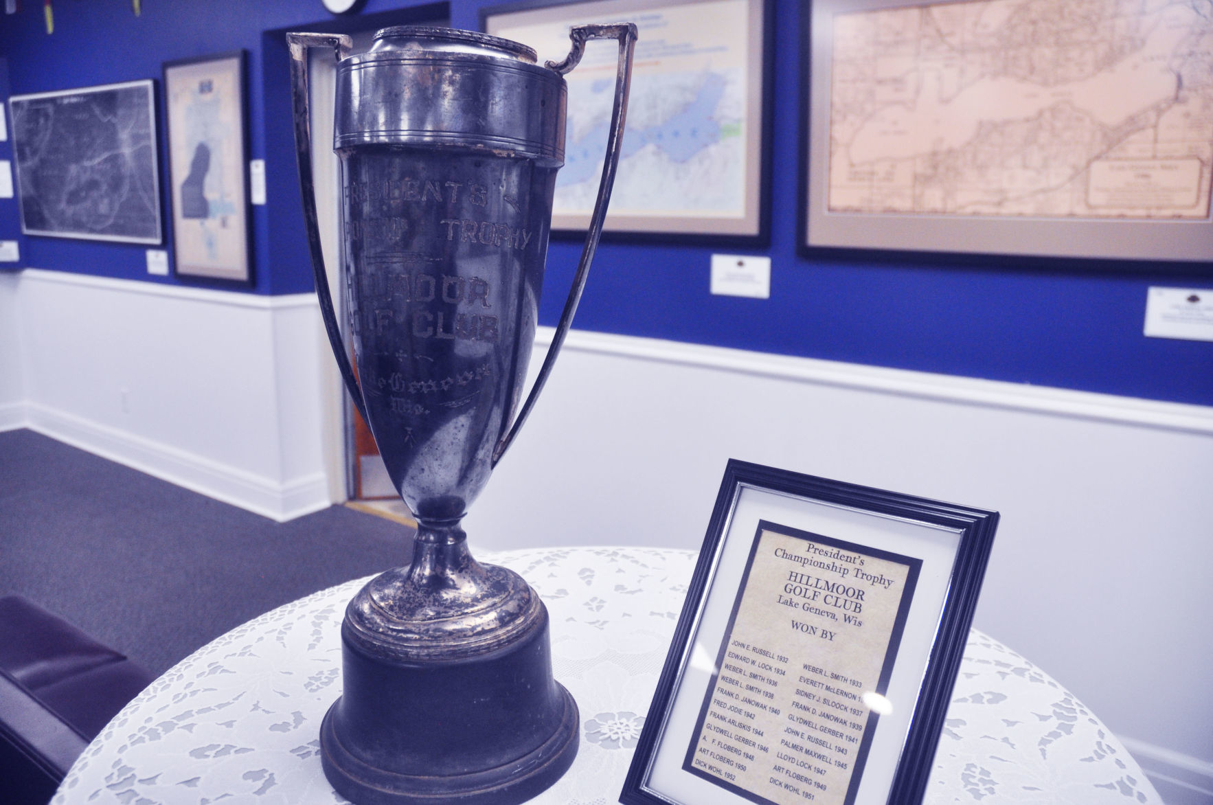 The Museum of Lake Geneva contains some artifacts relating to the history of the former Helmore golf course